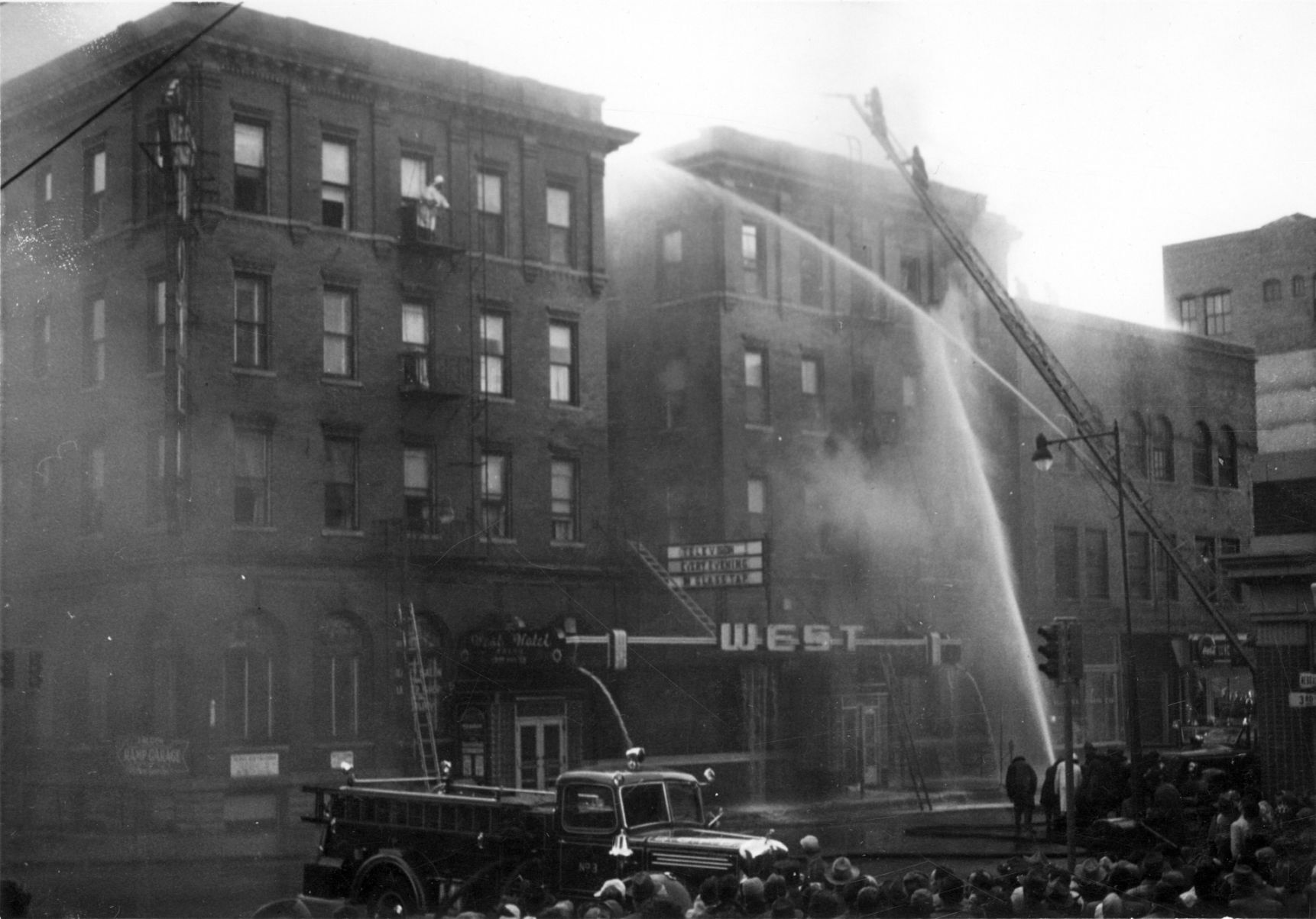 1953 West Hotel fire